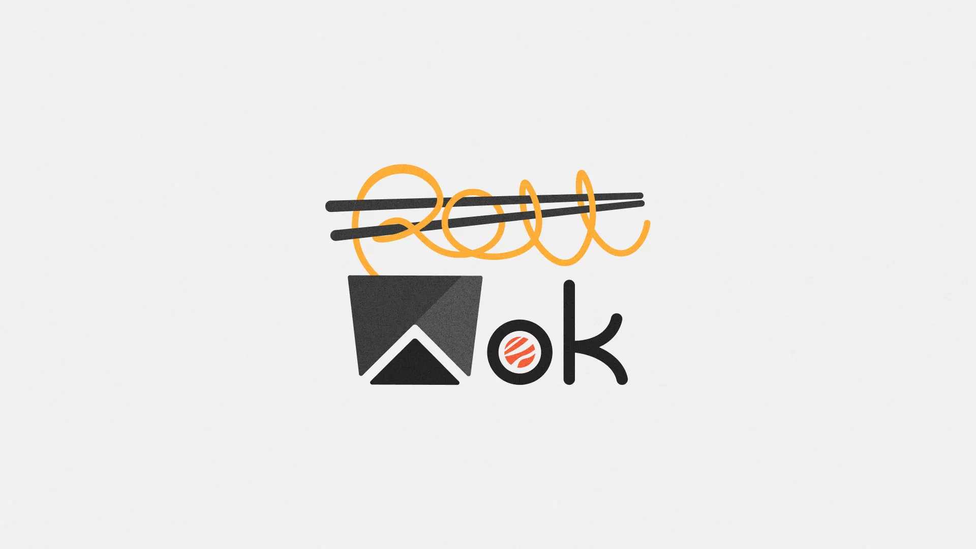 Разработка логотипа в Сарове для суши-бара «Roll Wok Club» Разработка логотипа в Сарове для суши-бара «Roll Wok Club»